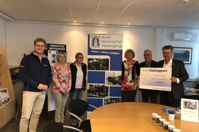 AHV ontvangt 1900 euro van Rabobank