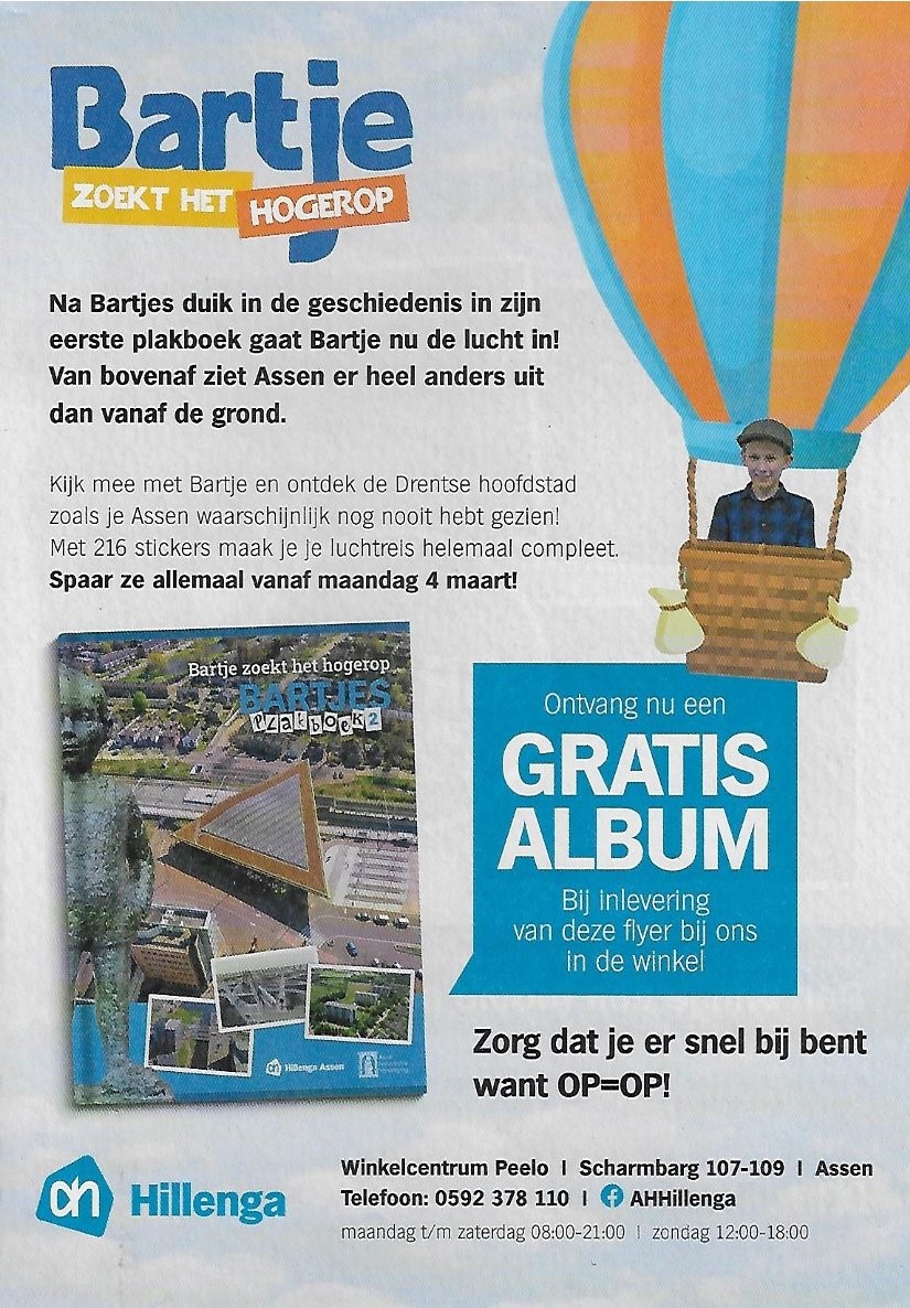 Bartje zoekt het hogerop